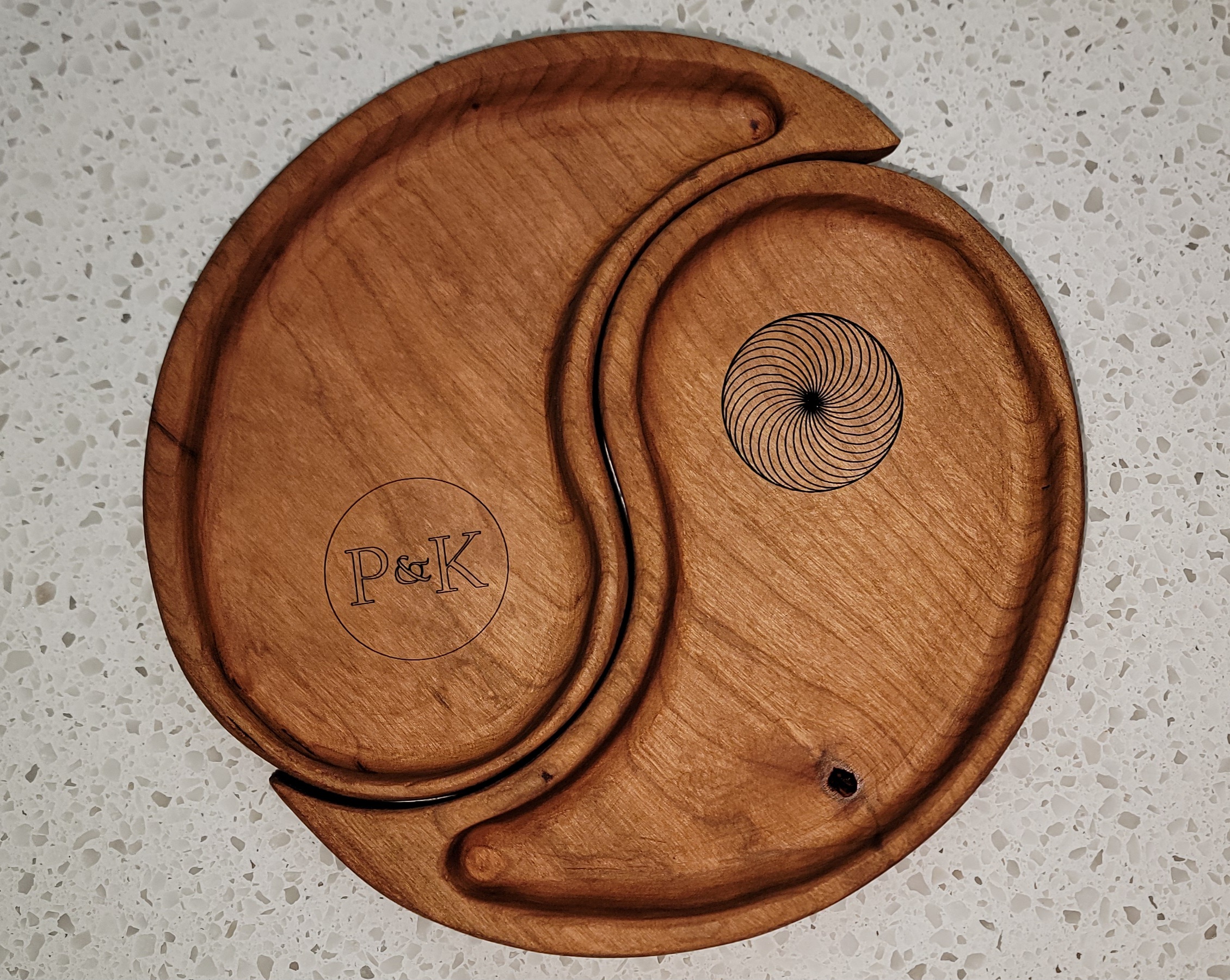 Yin Yang Platter Pair - Image 6