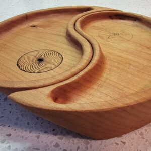 Yin Yang Platter Pair